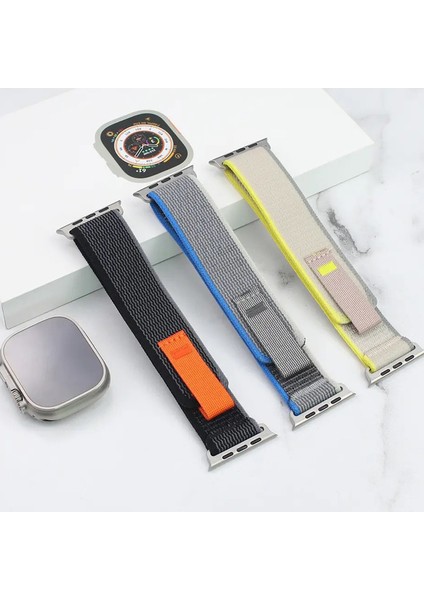 Apple Watch 7-8 45MM 6-5-4 44MM Field Loop Kayış Kordon 3-2-1 42MM