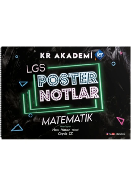 Kr Akademi Yayınları LGS Matematik Poster Notlar