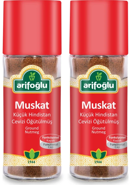 Muskat - Öğütülmüş 55 gr Cam - 2 Adet