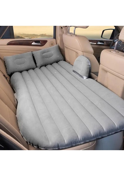 Şişme Araç Içi Yatak Elektrikli Şişirme Pompalı Çift Kişilik Kamp Için Arka Koltuk Yatağı Yastıklı fırsatları