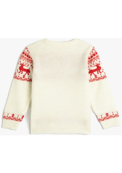 Kazak Geyik Desenli Yuvarlak Yaka Yumuşak Dokulu fiyatları