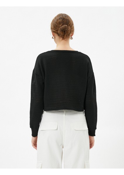 Ajurlu Crop Kazak Relax Fit fırsatları