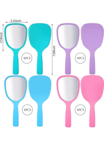 16 Parça Plastik Saplı El Aynası (Yurt Dışından ) fiyatları