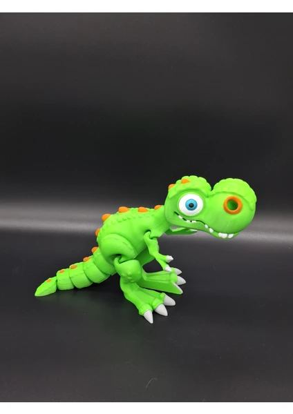 Flexi Factory Büyük Boy Dinazor T-Rex / Yüksek Kalite / 27CM Renkli/ Esnek Masa Üstü Oyuncak