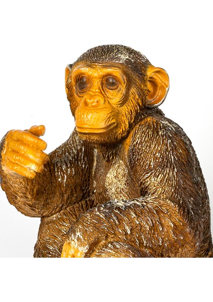 Büyük Şempanze Biblo Kahverengi 33X37X25 Cm. modelleri