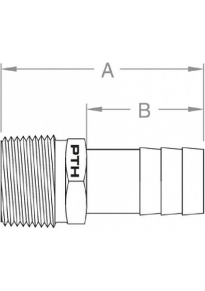 PTH-500 Bronz Hortum Rakoru 61X35MM