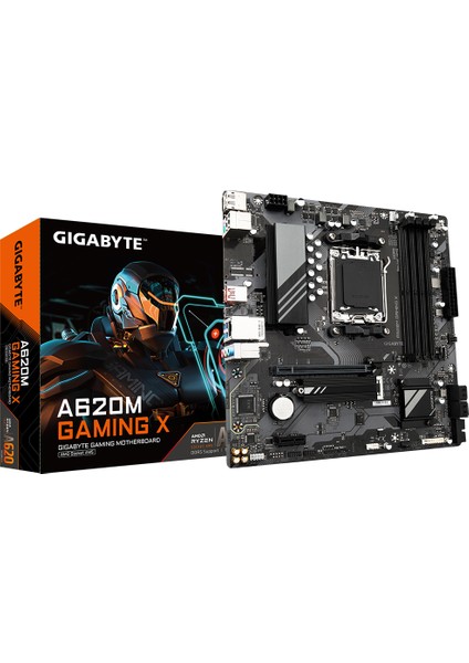 Gıgabyte A620M GAMING X 6400 Mhz (O.C) DDR5 Soket Am5 mAtx Anakart