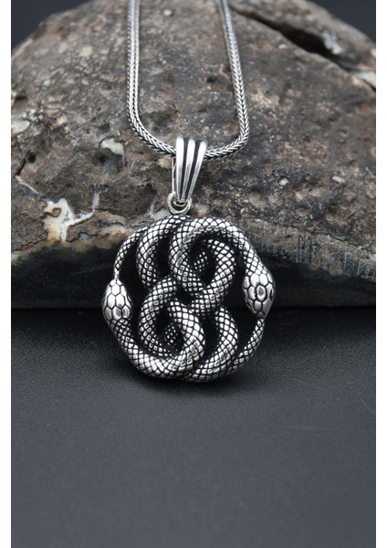 Gümüş Kobra Yılan Modelı 925 Ayar Erkek Gümüş Kolye Zincir fiyatları