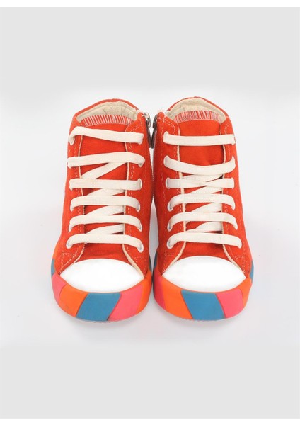 Canavar Turuncu Süet Erkek Çocuk Sneakers modelleri