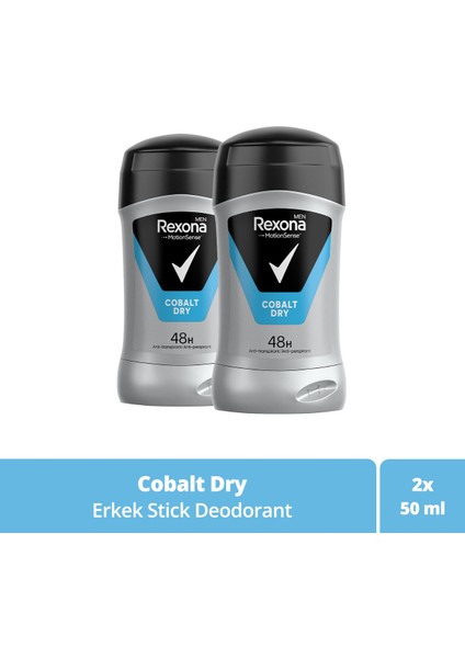 Men MotionSense Erkek Stick Deodorant Cobalt Dry 50 ml x2