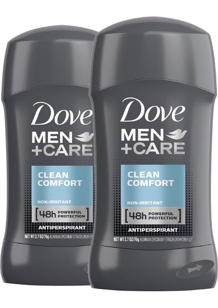 Men Clean Comfort Stick Deodorant 50 ml x2