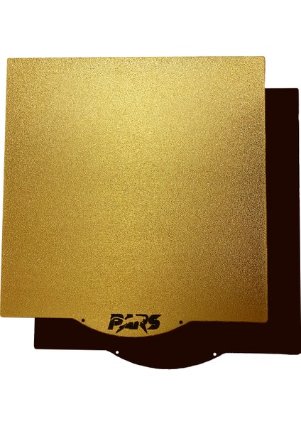 245X255 mm Gold Pei Kaplı Özel Yay Çeliği Tabla (Magnetli)