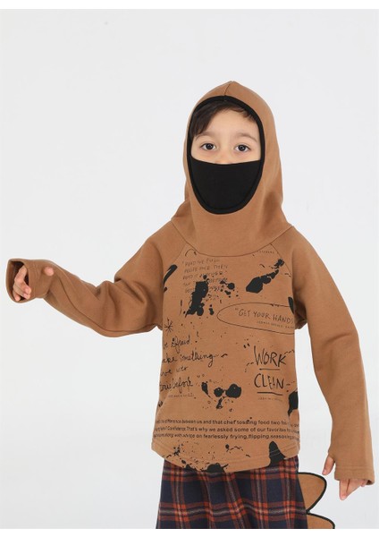 Ninja New Shape Kahve Sweatshirt