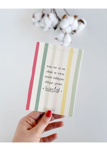 Hediyelik - Başla Mottolu Hediye Kartı