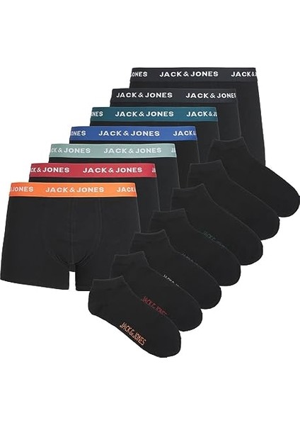 Jactravelkit 7 Li Boxer ve Çorap Seti Erkek
