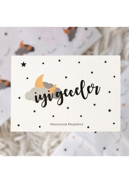 Hediyelik - Iyi Geceler Mottolu Hediye Kartı