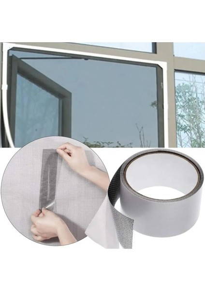 Sineklik Yaması 50 mm x 2 Mt Tamir Kiti Bantı , Sineklik Yama Tamir Bandı (2 Metre)