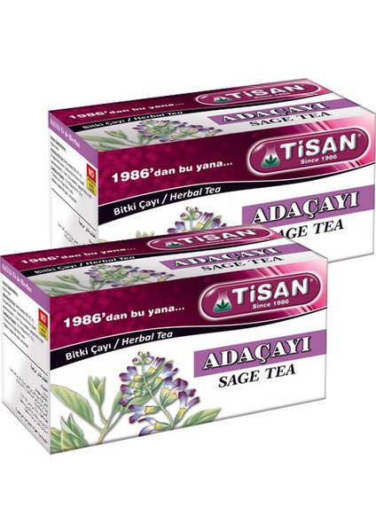 Adaçayı Bitki Çayı 20 Süzen Poşet x 2