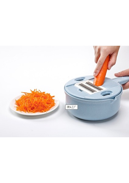 Çok Fonksiyonlu Sebze Kesici - Pembe (Yurt Dışından)