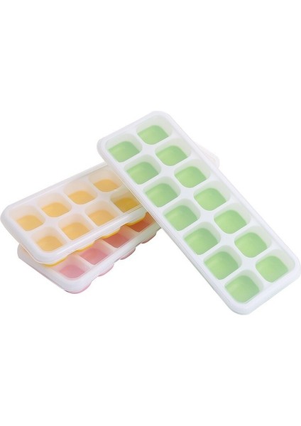 14 Adet Kapaklı Buz Tepsisi (Yurt Dışından)