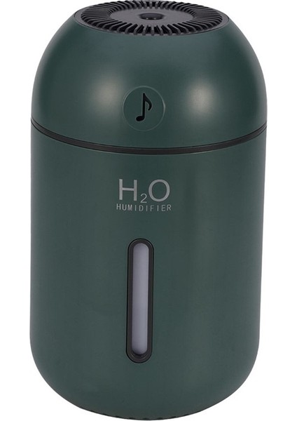 Kesoto Gece Lambası ile 500 ml Serin Sis Hava Nemlendirici Oldukça Ev Yatak Odası Masaüstü Bebek Odaları - Yeşil (Yurt Dışından)