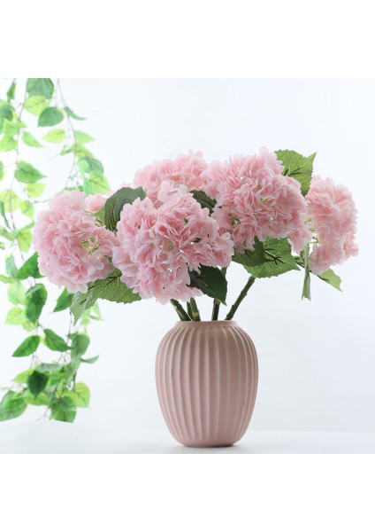 5 Yapay Çiçek 3D Nemlendirici Büyük Ortanca (Yurt Dışından)