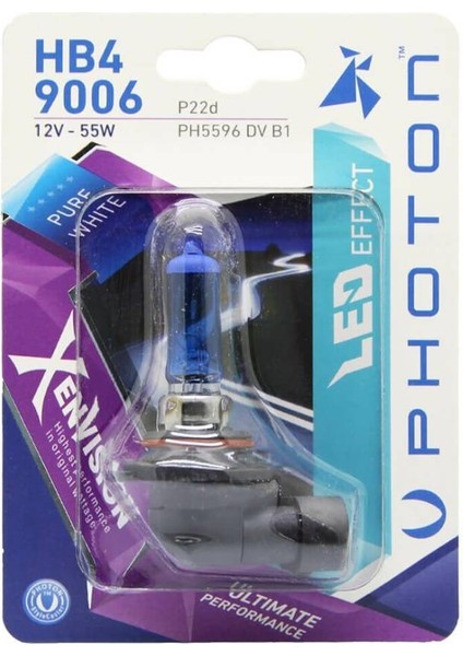 Hb4 9006 12V 55W Xen Vısıon (Tekli Blıster)
