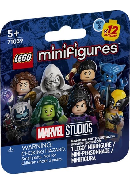 Minifigures 71039 Marvel Studios Series 2: Tam Set (12 Adet Minifigür İçerir)