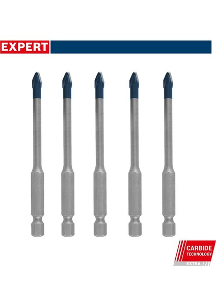 Expert Hex-9 5 Adet 5 mm Sert Seramik Delme Ucu 2608900598