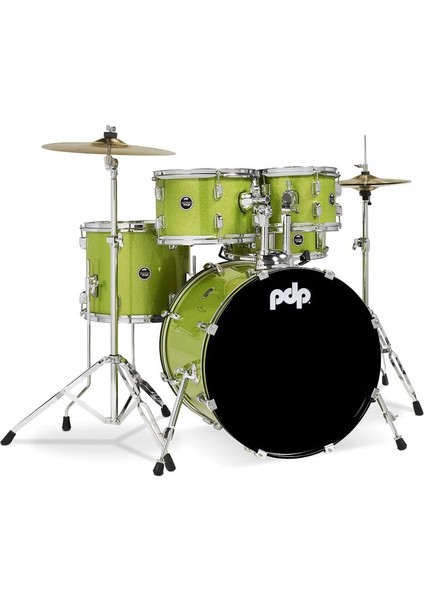 PDP Drums Centerstage 20'' 5-Parça Akustik Davul Seti (Electric Green)