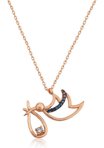 Gümüş Rose Yeni Doğan Bebek Kadın Kolye fiyatları