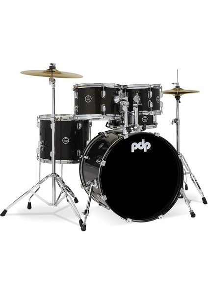 PDP Drums Centerstage 20'' 5-Parça Akustik Davul Seti (Iridescent Black Sparkle)