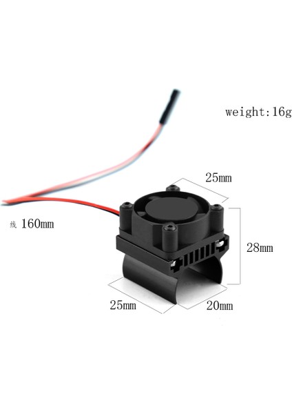 TRX4M 180 Motor Soğutma Fanı Isı Emici Trx4 Trx4-M 1/18 Rc Paletli Araba Yükseltme Parçaları Aksesuarları, Gümüş (Yurt Dışından)