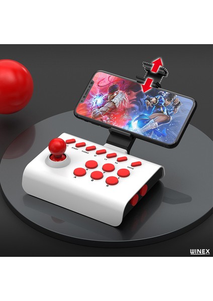 Winex Mobile Winex BSP-Y01 Joystick Switch ps3 ps4 pc android ios Mf tv Retro Oyun Konsolu Joystiği Siyah