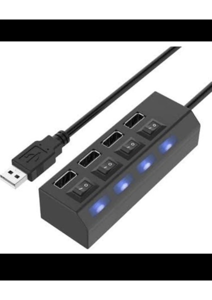 4 Port USB 2.0 Hub Çoğaltıcı Çoklayıcı Swıtch Hızlı Çoklama Dişi Splitter Laptop Bilgisayar Için