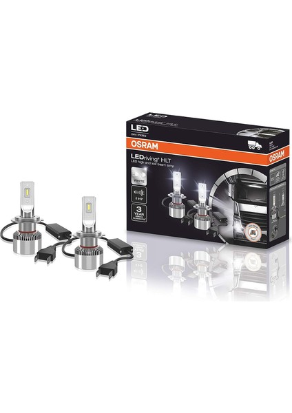 24V H7 LED Xenon Kit Ledriving Hlt 6000K 3 Yıl Garantili (2 Adet Far Için)