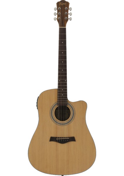 IW-240CE Elk.akustik Gitar, Natural Renk