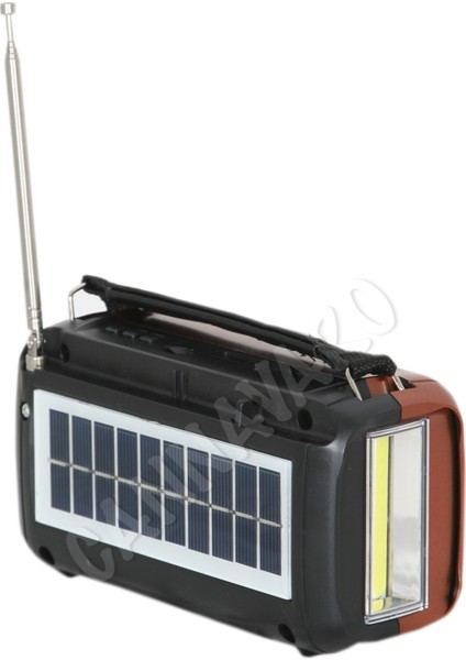 CM-318 Bt Solar(Enerjili)+Fenerli+Şarjlı+Pilli, USB ve Tf Card Okuyuculu, 3 Band, Mp3çalar