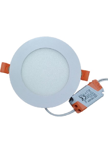 12W Sıva Altı Yuvarlak LED Panel Beyaz