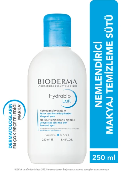 Hydrabio Milky Cleanser Kuru Ciltler için Niasinamid İçeren Nemlendirici Makyaj Temizleme Sütü 250 ml