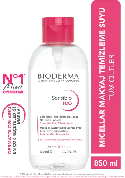 Sensibio H2o Misel Su 850 ml