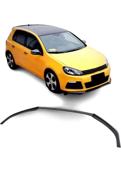 Vw Golf 6r (2009 - 2012) Maxton Style Ön Lip (Plastik)