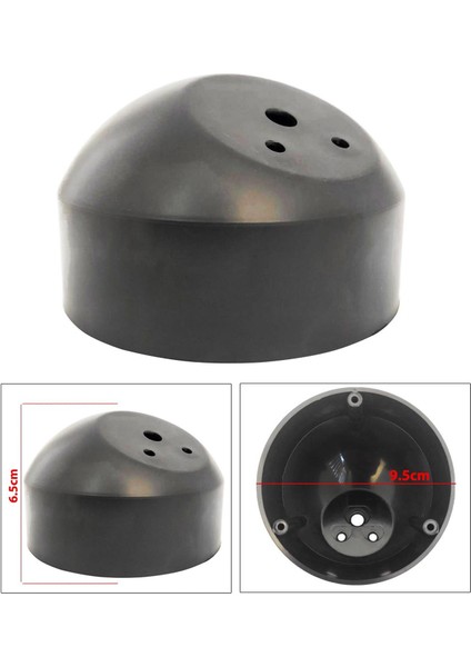 Btl Otomotiv Tweeter Dome Kabin Yuvası 10CM Tabansız Siyah (2 Adet)