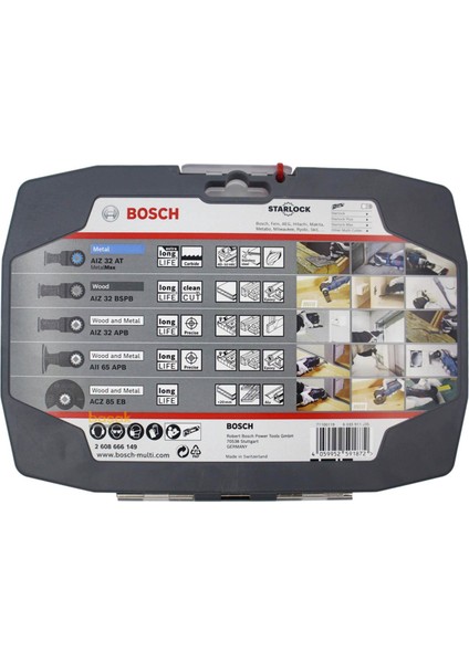 Expert Starlock Testere Ahşap & Metal Seti 5'li 2608666149 modelleri