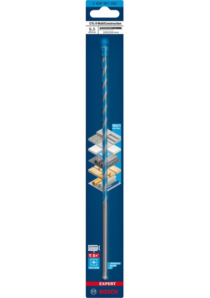 Expert 6.5X250 mm Cyl-9 Çok Amaçlı Matkap Ucu 2608901482 fiyatları