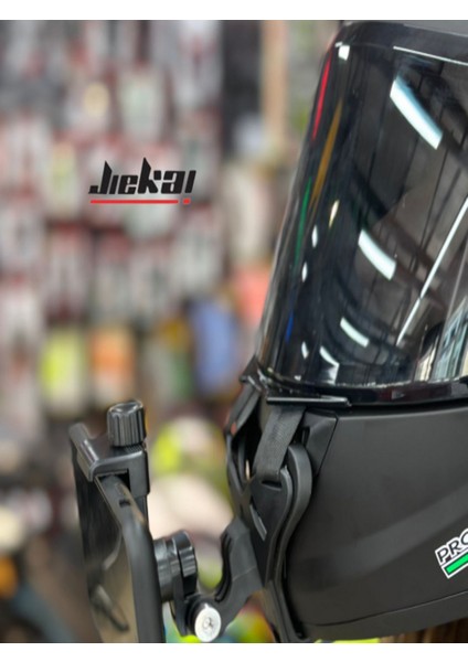 Motosiklet Telefon Tutucu Kask Bağlantılı
