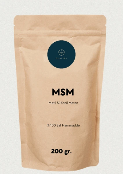 Msm (Metilsülfonilmetan) %100 Saf Hammadde 200 gr