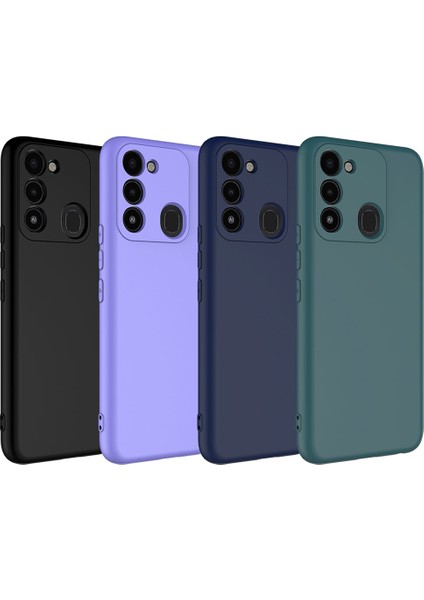 Tecno Spark 8c Kılıf Kadife Iç Yüzey Yumuşak Dokulu Kamera Korumalı Kapak (Mara) modelleri
