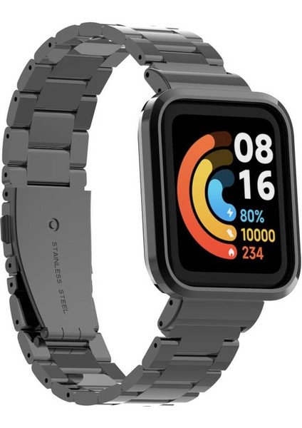 Xiaomi Redmi Watch (Mi Watch Lite) Metal Kordon Gösterişli Tasarım (Krd-60)