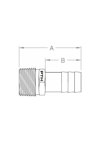 PTH-1000 Bronz Hortum Rakoru 63X35MM